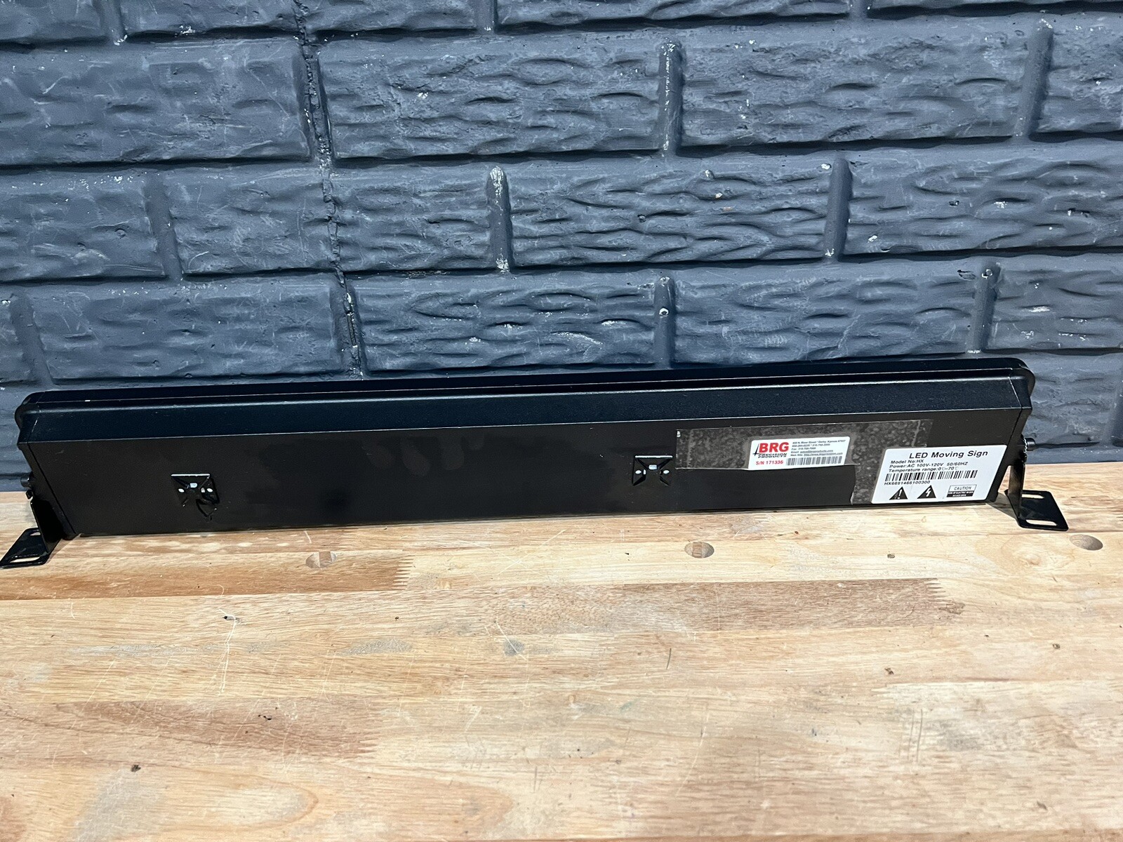 LED Sign Message Display Board Programmable Read- No Power Cord