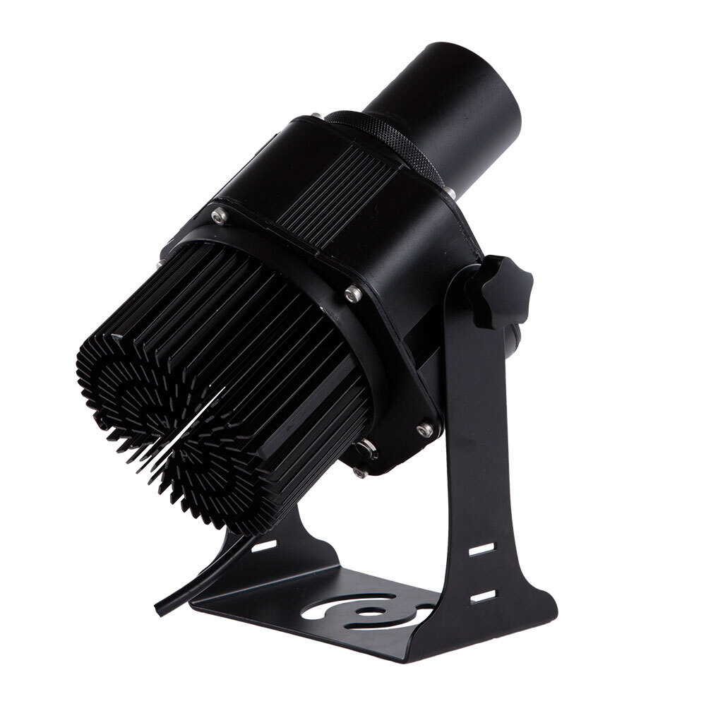 40W Outdoor Black Desktop Mountable LED Gobo Projector Advertising Logo lamp