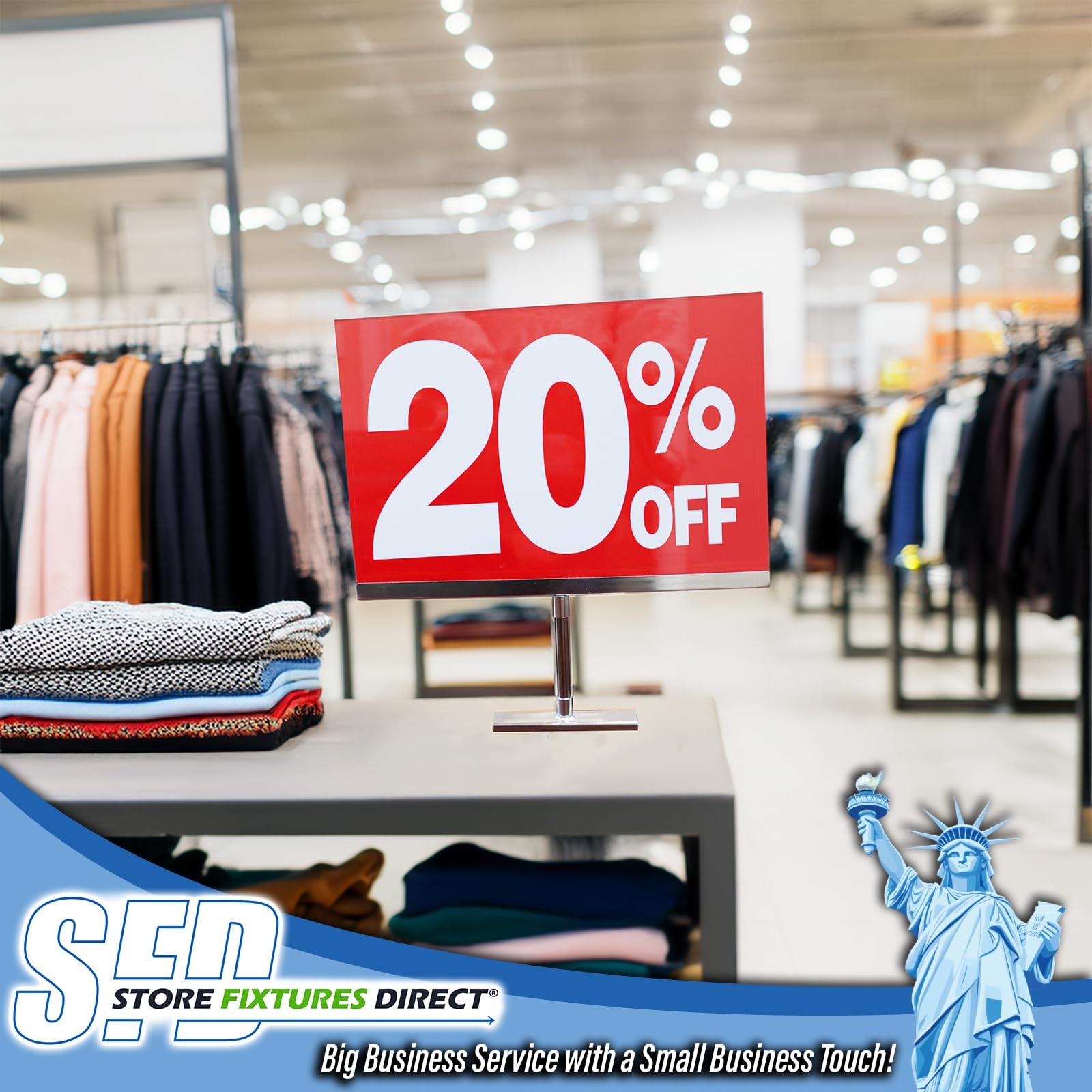10 Pack Up To 50% Percent Off Sign Bundle Pack 2 Of Each 7×11 Inch