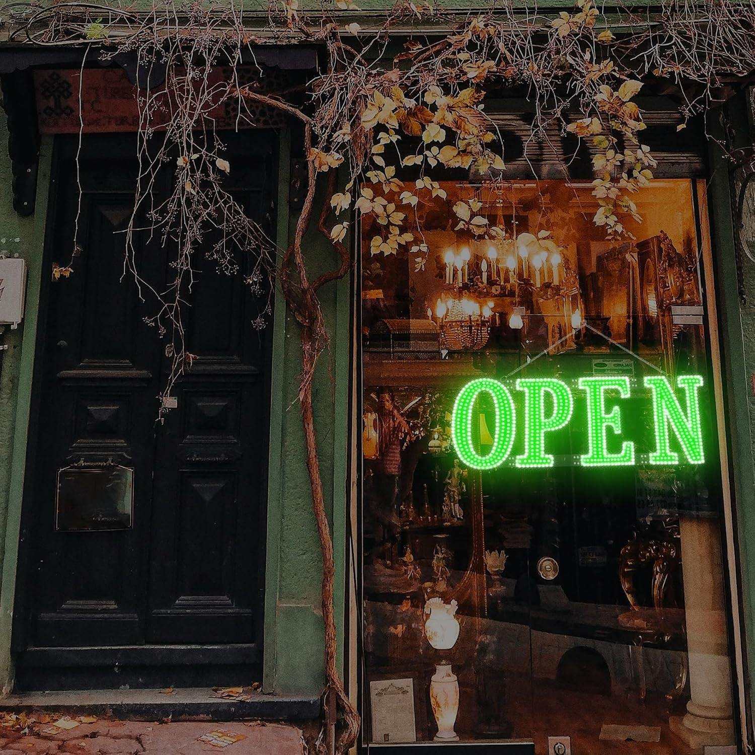 Led Open Signs for Business 30x10in Big Open Sign Led w/Remote Control Window Wa