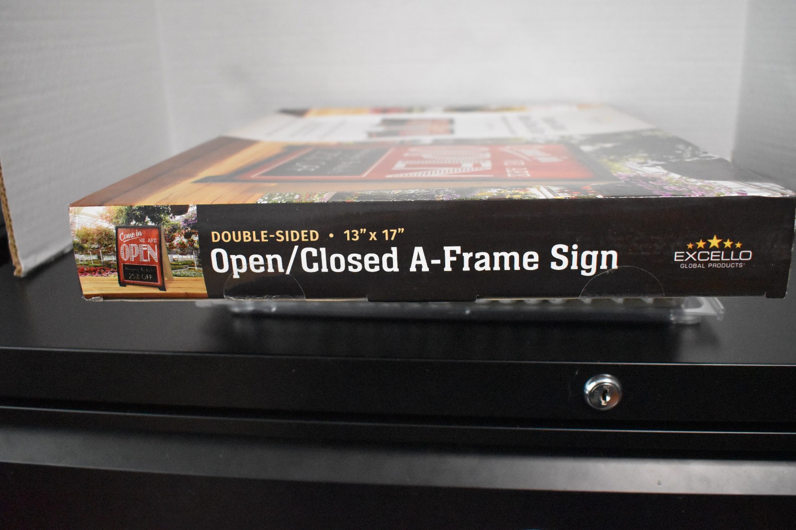 Double Sided A-Frame Open Closed Sign w Chalkboard Come In open Board NEW