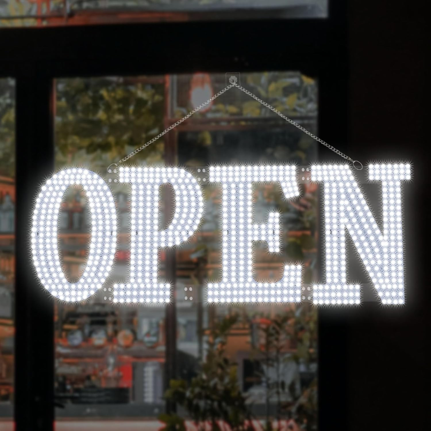 Led Open Signs for Business 30X10In Big Open Sign Led W/Remote Control Window Wa