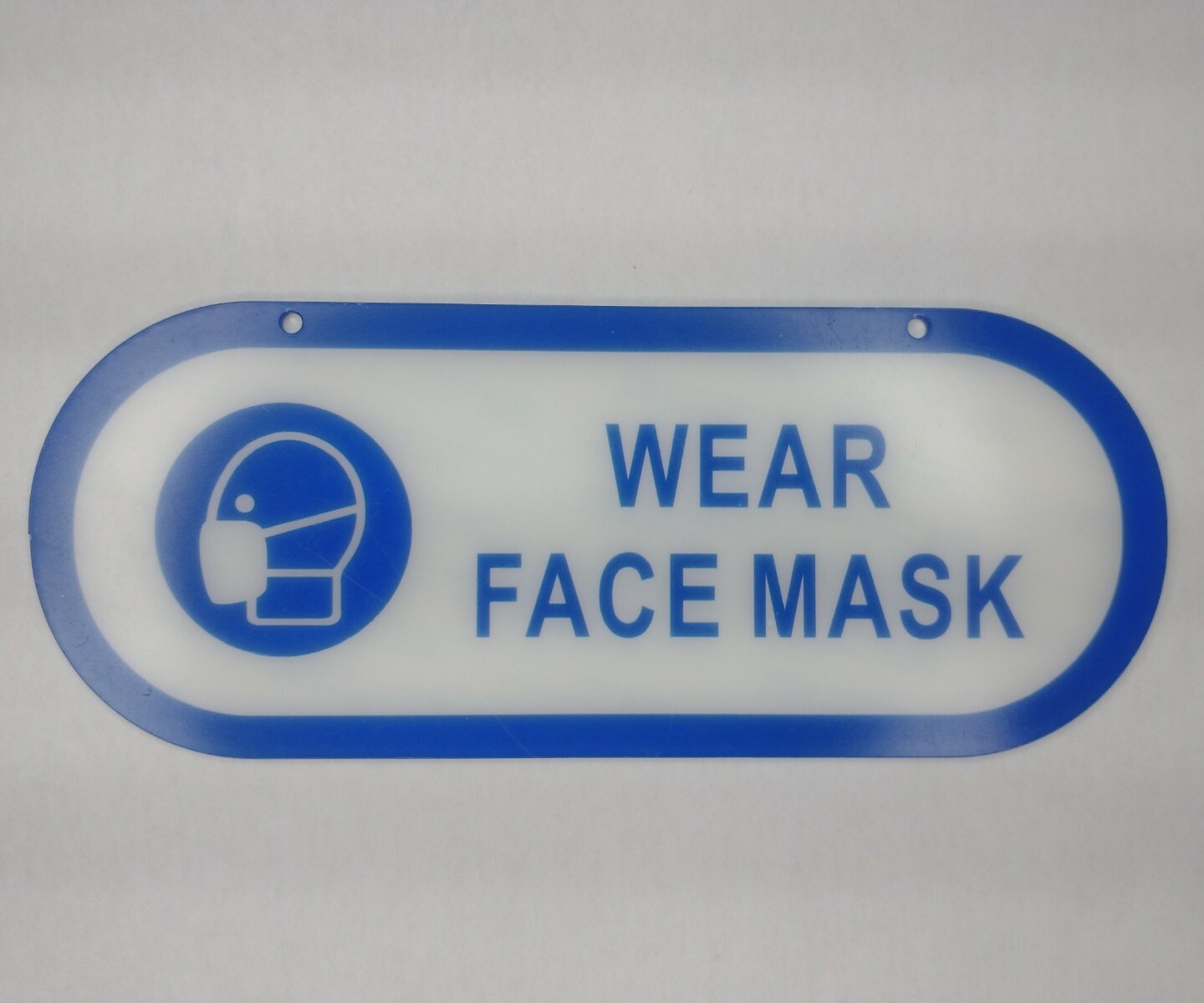 Wear Face Mask Retail Store Office Sign Self Adhesive Or Wall Hanging