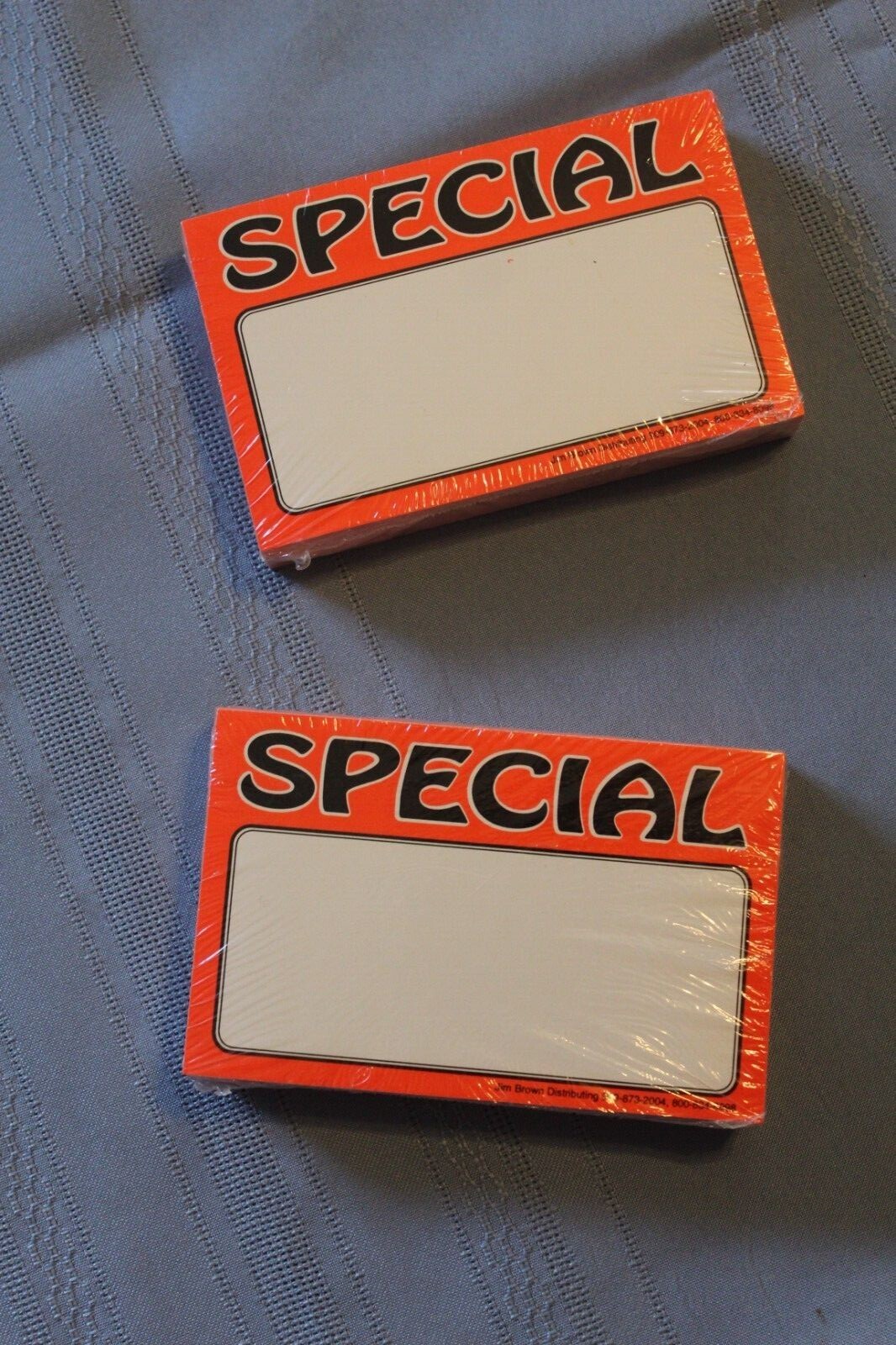 100 – 3.5″ x 5.5″ Special Price cards for Retail Stores Signs