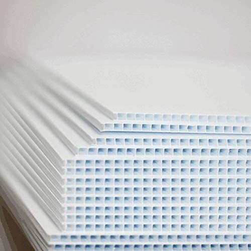 BOX OF 50 WHITE 18″ x 24″ BLANK CORRUGATED YARD SIGNS *LOWEST PRICE*