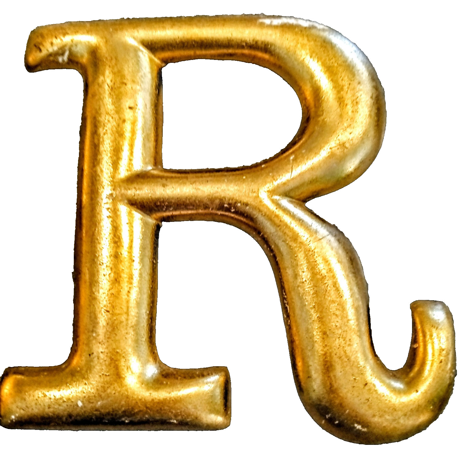 ENTER or RENT Individual Letters Vintage Gold 6″ individual Gold Letters