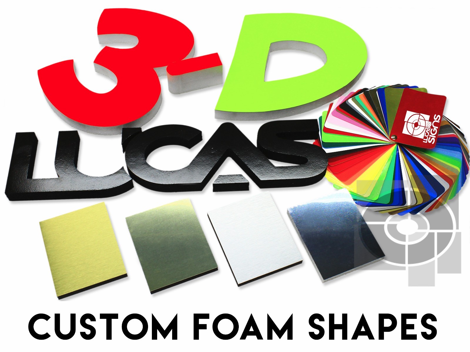 Custom Storefront Foam Sings Dimensional Letters Acrylic Face Outdoor Economic