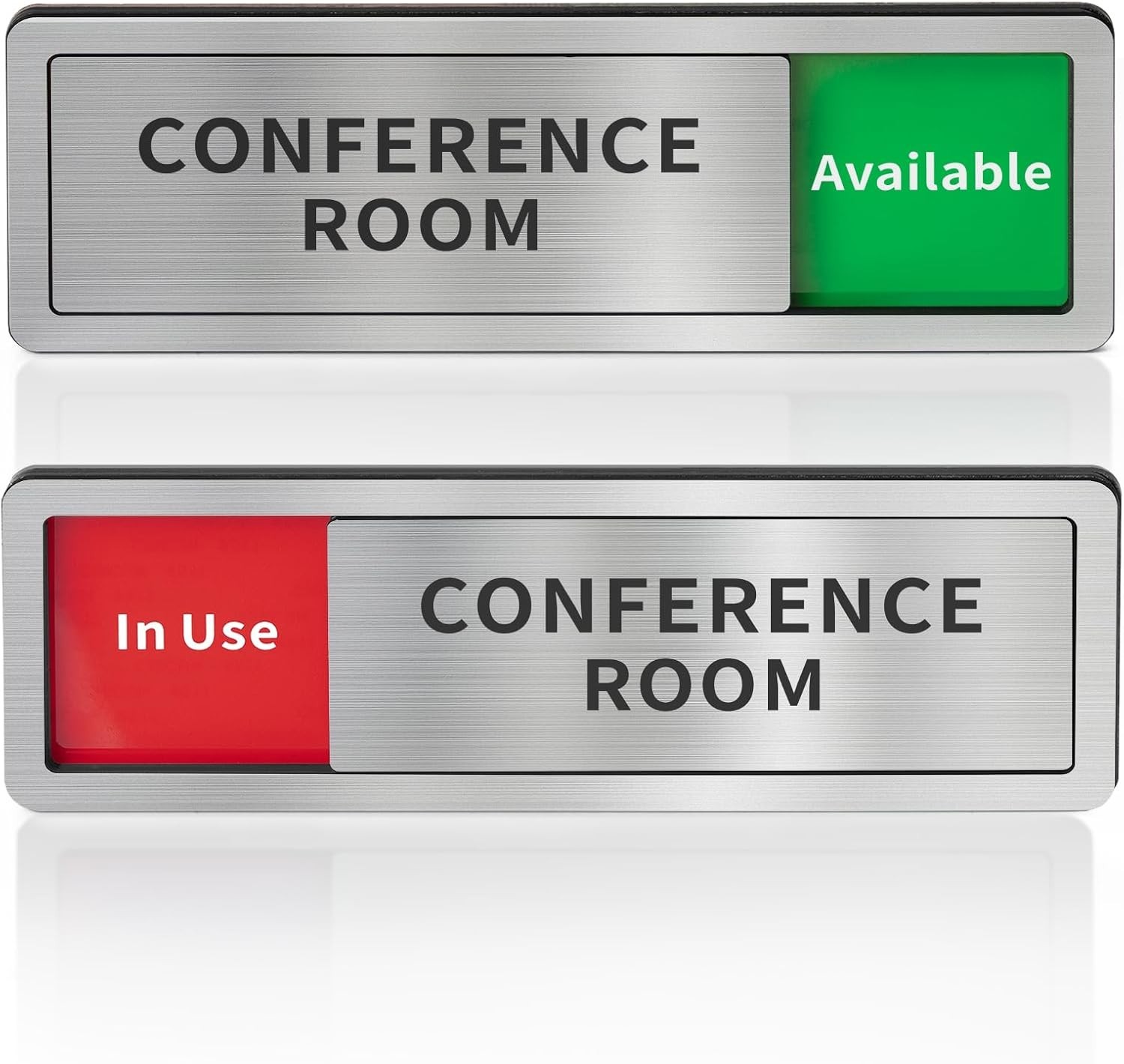 Conference Room Office Door Signs Do Not Disturb, In Use/Available Slider Sig…
